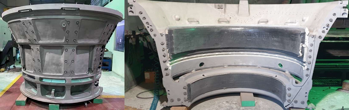 Case Study - Protective Thermal Spray Coating on Structural Carrier - F Class Turbine